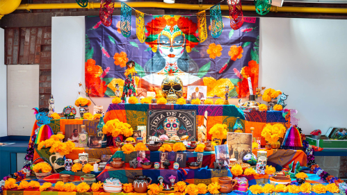 Day of the dead ofrenda