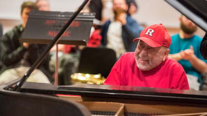 Eddie Palmieri on the piano