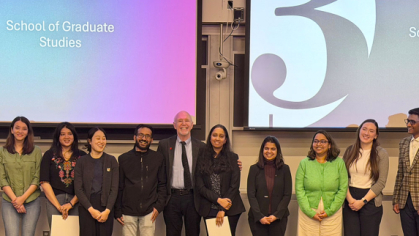 Winners of the Three Minute Thesis event