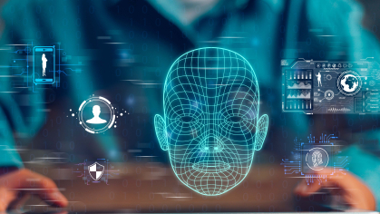 a computer generating facial movements