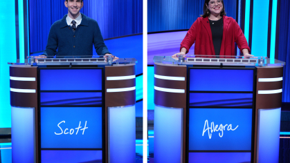 Rutgers alum Scott Riccardi, and Rutgers grad student Allegra Kuney will compete in Jeopardy!'s Tournament of Champions in January 2026 