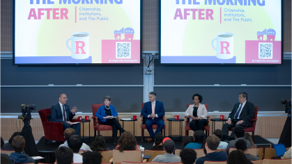 The panel for the morning after class 