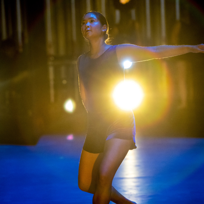 Members of the Mason Gross School of the Arts Dance Company perform at the New Brunswick Performing Arts Center