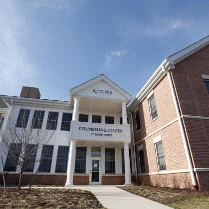 An exterior shot of the Counseling Center