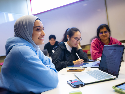 students in class