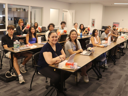 Graduate School of Applied and Professional Psychology students at orientation