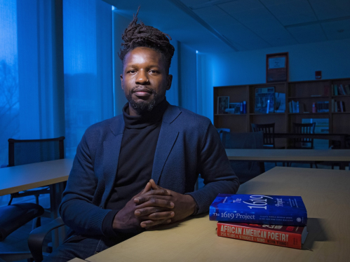 Baba Badji, assistant professor of french and english, and former postdoctoral fellow