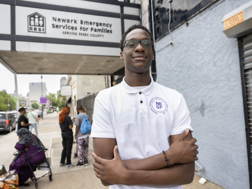 Treyvon Watson (NSAS ’27) is an SSSI summer intern at Newark Emergency Assistance