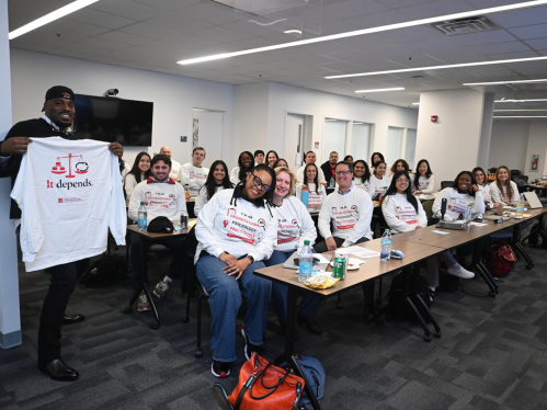 Graduate School of Applied and Professional Psychology students at orientation