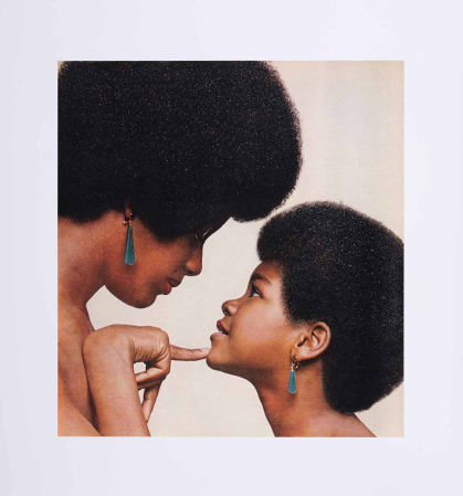 "Kama Mama, Kama Binti (Like Mother, Like Daughter)," is a 2008 digital chromogenic print by Hank Willis Thomas