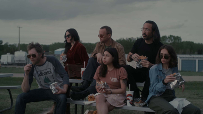 A scene from "Alberta Number One," a contemporary revisionist Western filmed in Canada.