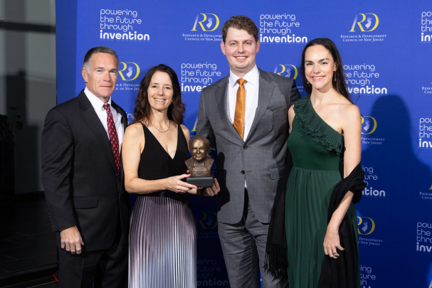 2025 Edison Patent Award winners Eric Wengrowski and Kristin Dana with their partners