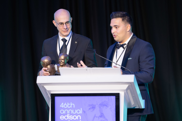 2025 Edison Patent Award winners Daniel Kopp and Richard Riman