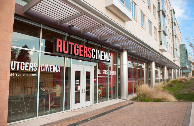 Rutgers Cinema entrance on the Livingston Campus