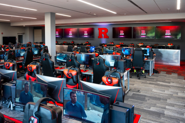 The Rutgers Esports Center in the Busch Student Center at Rutgers University—New Brunswick.