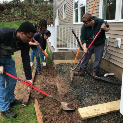 Volunteer with an organization, such as Habitat for Humanity