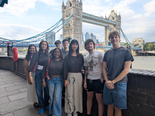 Students at the Tower Bridge