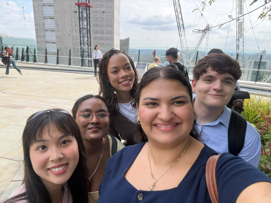 Members of the inaugural Global IDEA cohort during their London experience