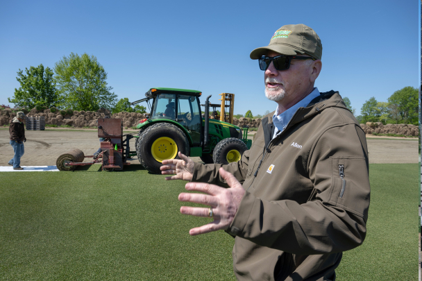 Allen Carter from Tuckahoe Turf Farms