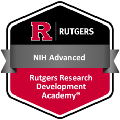 Rutgers Digital Badge - NIH Advanced