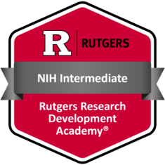 Rutgers Digital Badge - NIH Intermediate